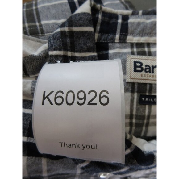 Barbour Shirt XXL Flannel Button Down Plaid Tailored Fit Preppy Cotton - Picture 11 of 11